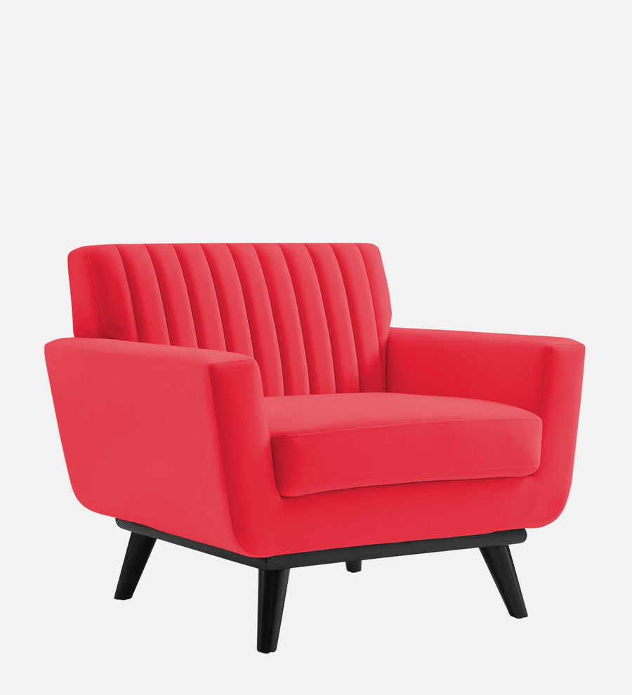 Tucker Velvet 1 Seater Sofa In Ox Blood Maroon Colour - Febonic Living