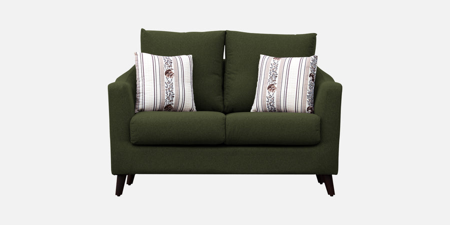 Kevin Fabric 2 Seater Sofa In Olive Green Colour - Febonic Living