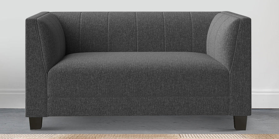 Chastin Fabric 2 Seater Sofa In Charcoal Grey Colour - Febonic Living