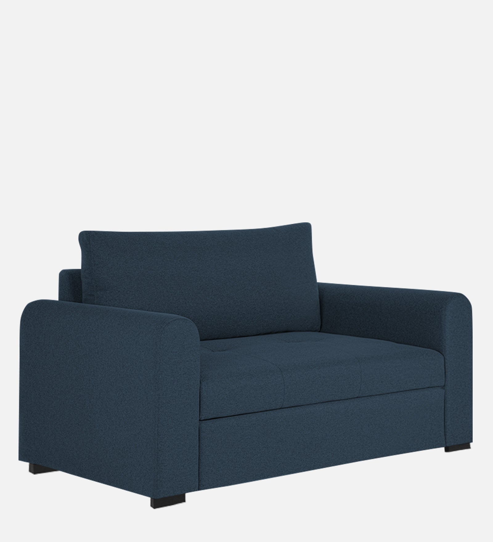 Sigma Fabric 1 Seater Sofa in Light Blue Colour