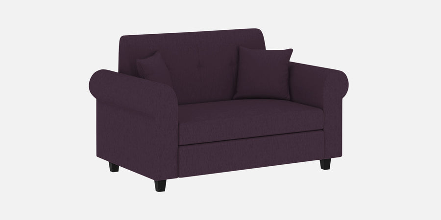 Derado Fabric 2 Seater Sofa In Greek Purple Colour - Febonic Living