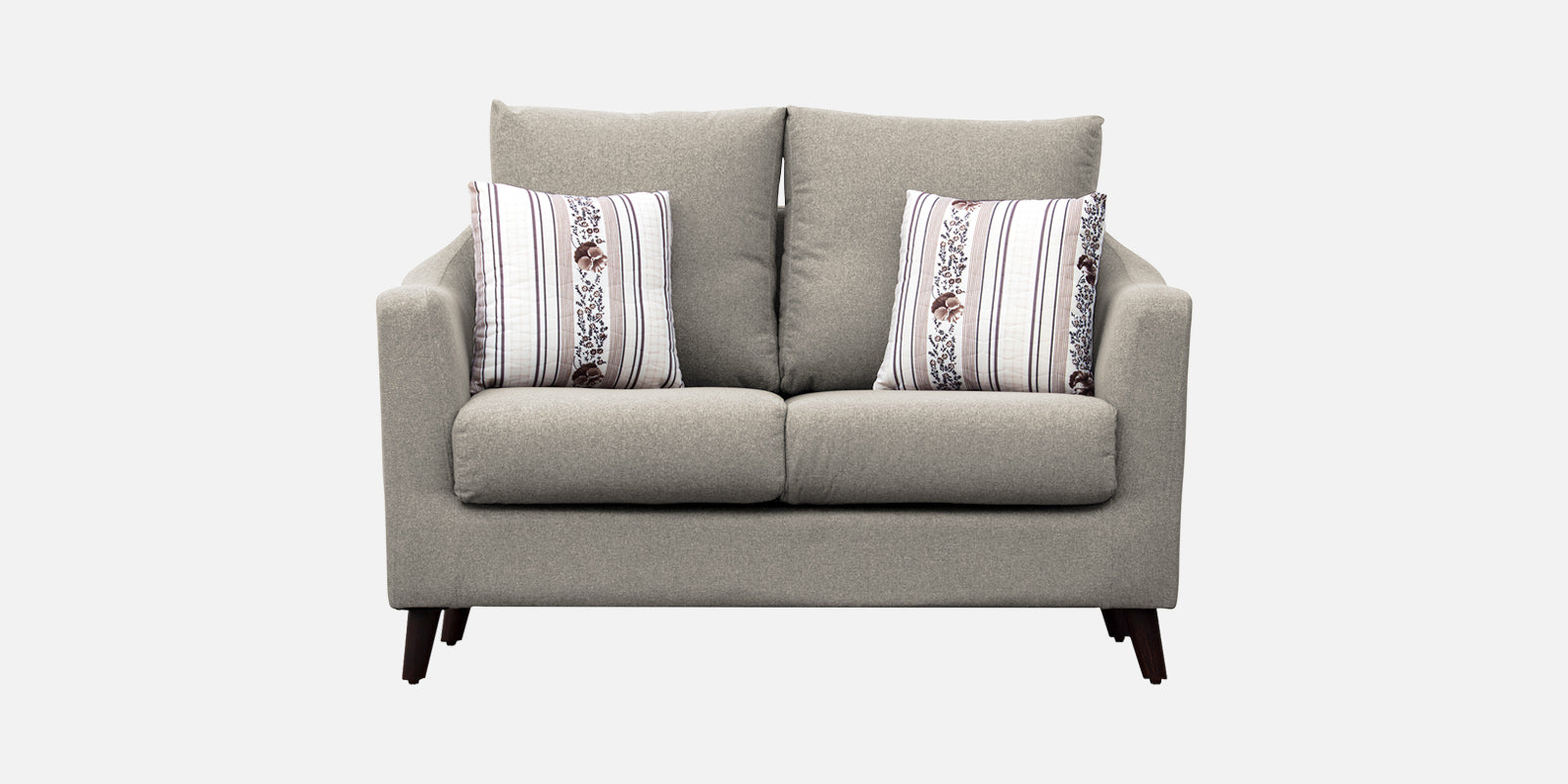 Kevin Fabric 2 Seater Sofa in Ash Grey Colour