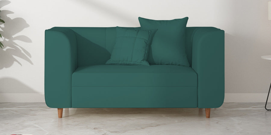 Sumo Velvet 2 Seater Sofa In Pine Green Colour - Febonic Living