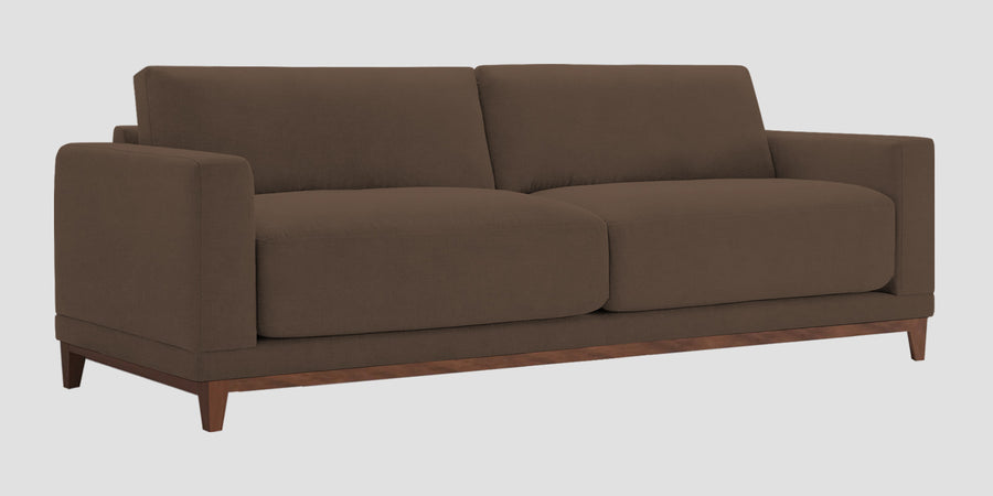 Esha Fabric 3 Seater Sofa In Rosy Brown Colour - Febonic Living