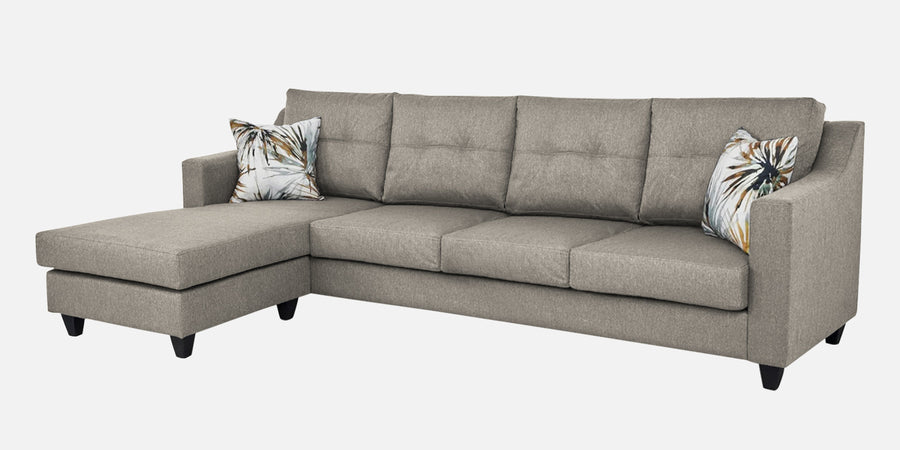 Welly Fabric Rhs Sectional Sofa 3 Lounger In Ash Grey Colour - Febonic Living
