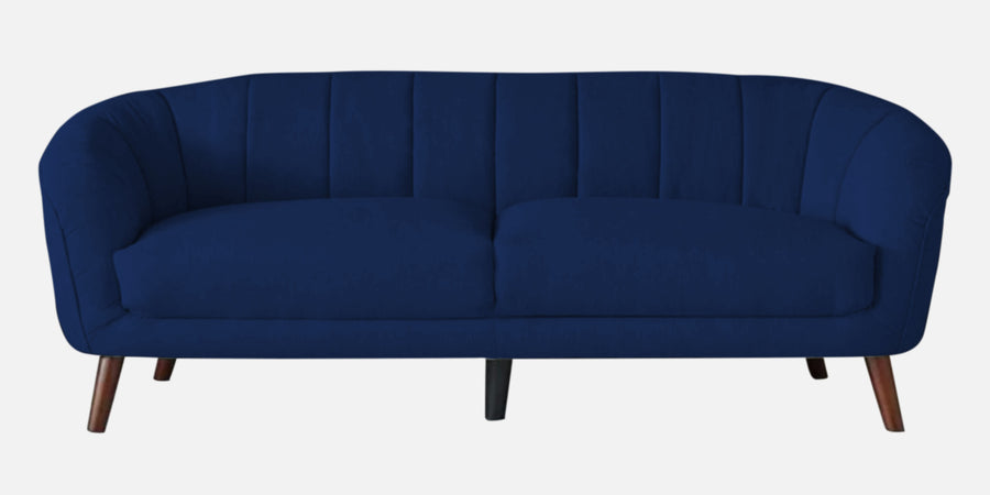 Benjamin Fabric 3 Seater Sofa In Royal Blue Colour - Febonic Living