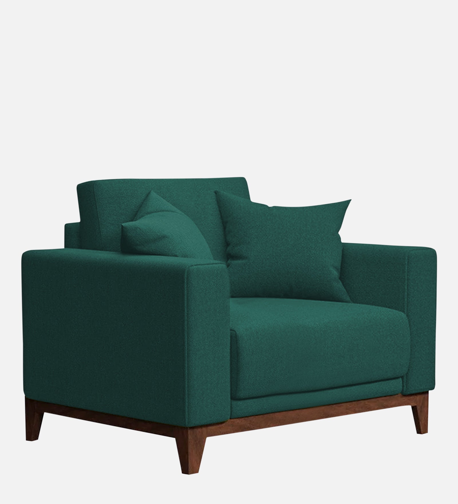 Luca Fabric 1 Seater Sofa in Sage Green Colour