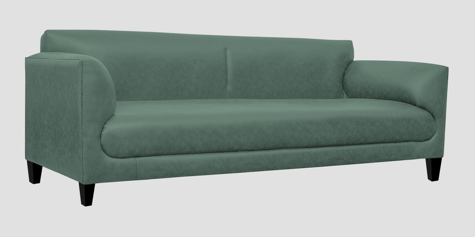 Convi Leatherette 3 Seater Sofa In Mint Green Colour - Febonic Living