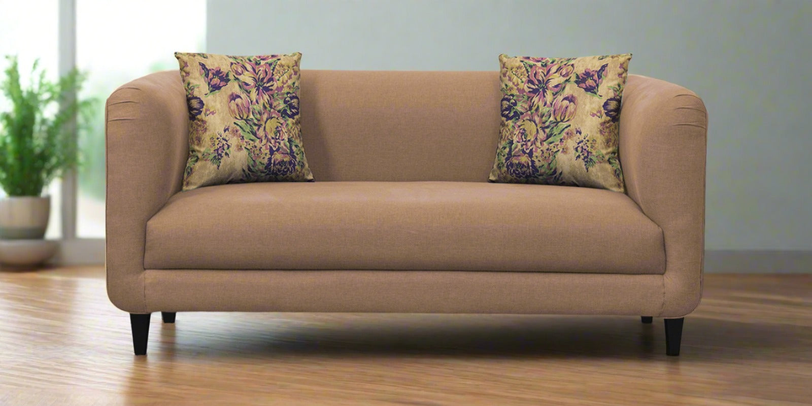 Niki Fabric 2 Seater Sofa in cosmic-beige Colour