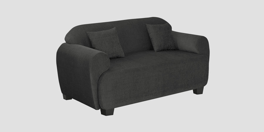 Apollo Fabric 2 Seater Sofa In Charcoal Grey Colour - Febonic Living