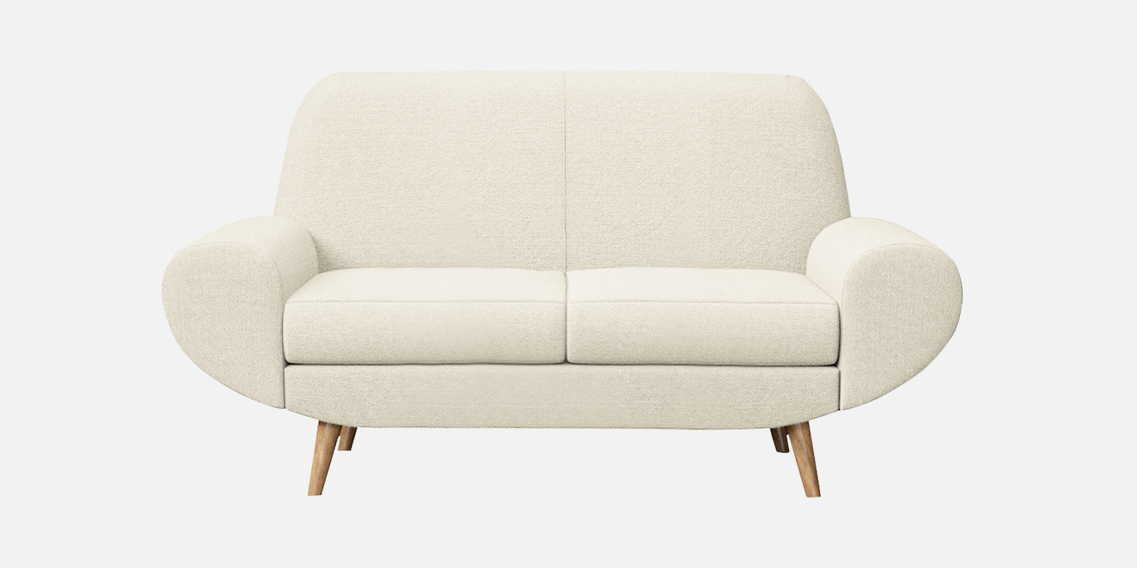 Jessy Fabric 2 Seater Sofa in Ivory Cream Colour