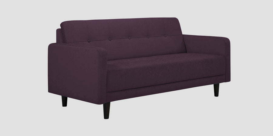 Noha Fabric 2 Seater Sofa In Greek Purple Colour - Febonic Living