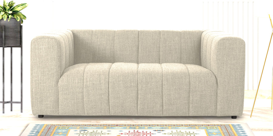 Lara Fabric 2 Seater Sofa In Ivory Cream Colour - Febonic Living