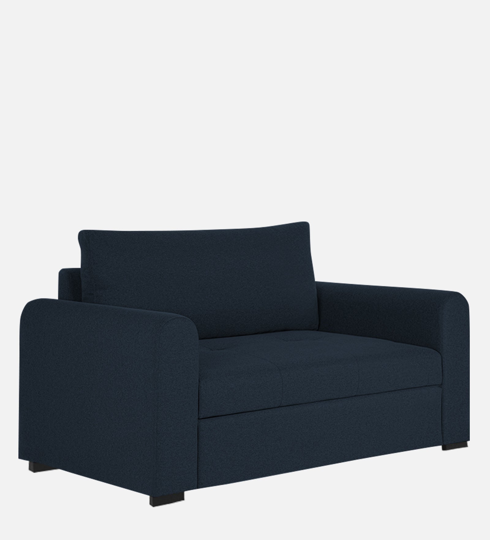 Sigma Fabric 1 Seater Sofa in Denim Blue Colour