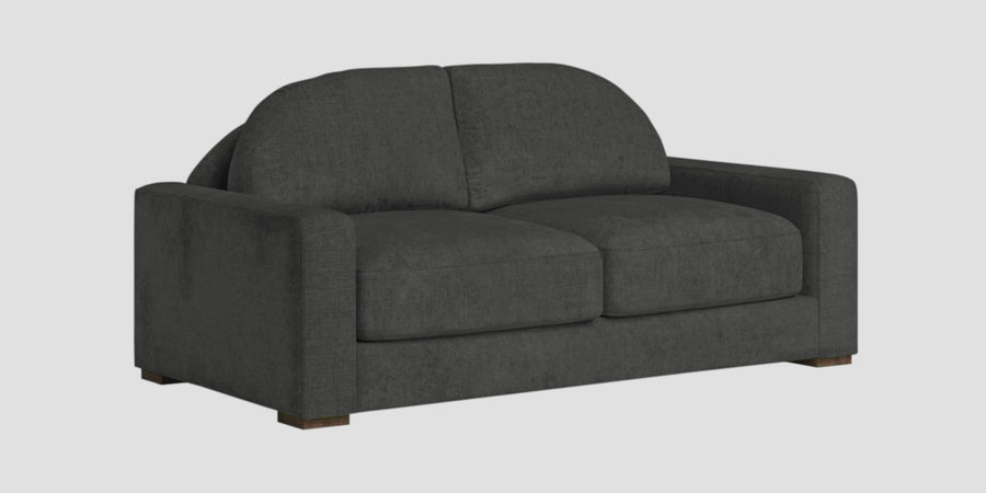 Dara Fabric 2 Seater Sofa In Charcoal Grey Colour - Febonic Living