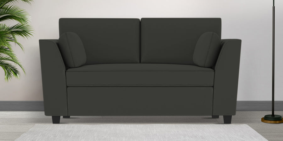 Bristo Velvet 2 Seater Sofa In Hory Grey Colour With Storage - Febonic Living