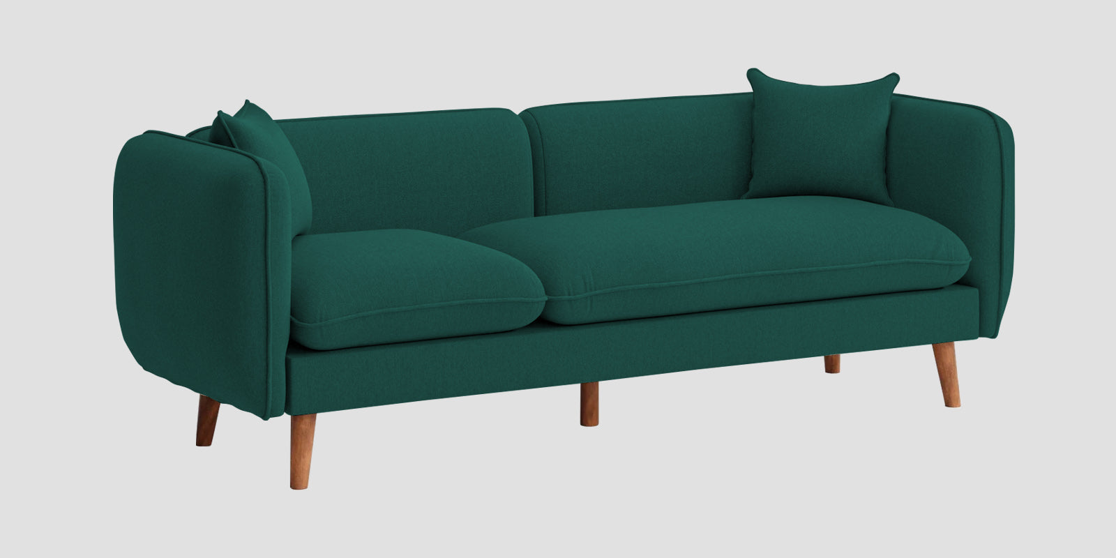 Reva Fabric 3 Seater Sofa In Sage Green Colour - Febonic Living