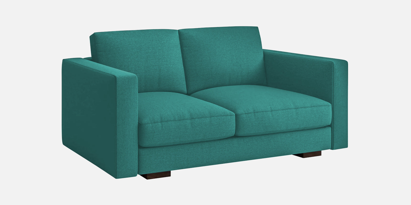 Messy Fabric 2 Seater Sofa in Sea Green Colour