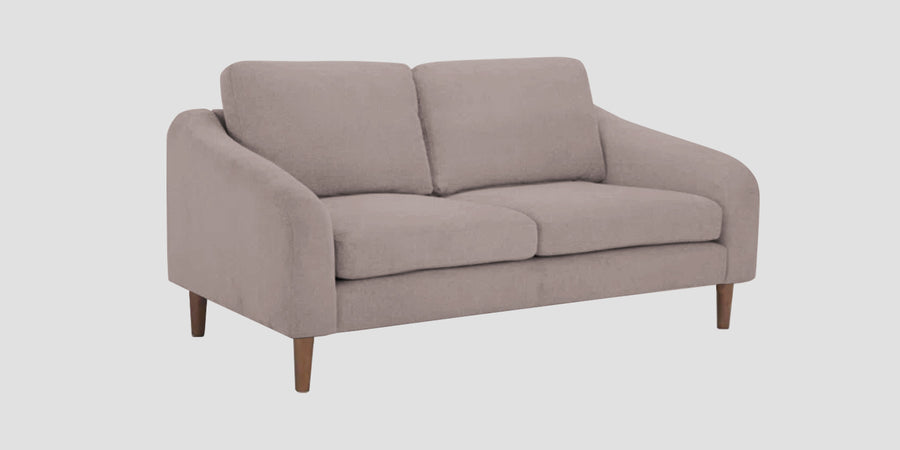 Elara Fabric 2 Seater Sofa In Almond Beige Colour - Febonic Living