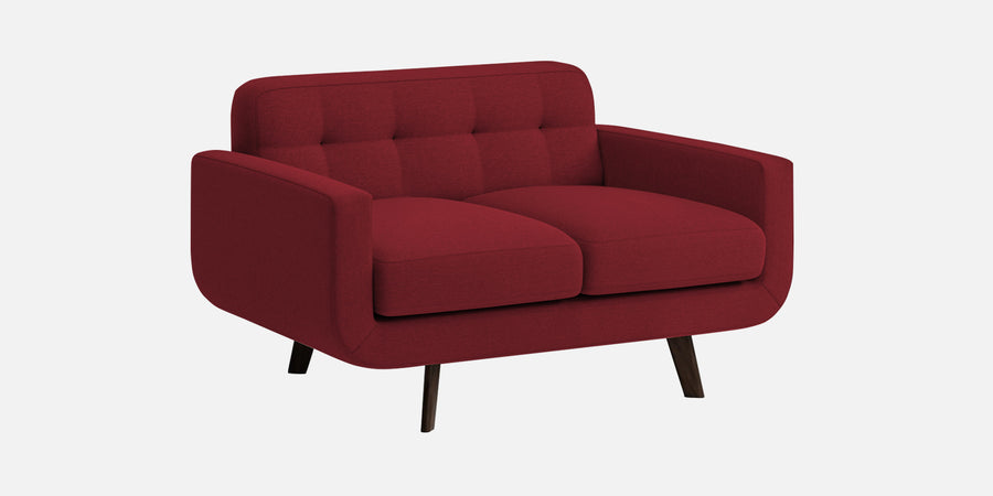 Marsela Fabric 2 Seater Sofa In Chilli Red Colour - Febonic Living