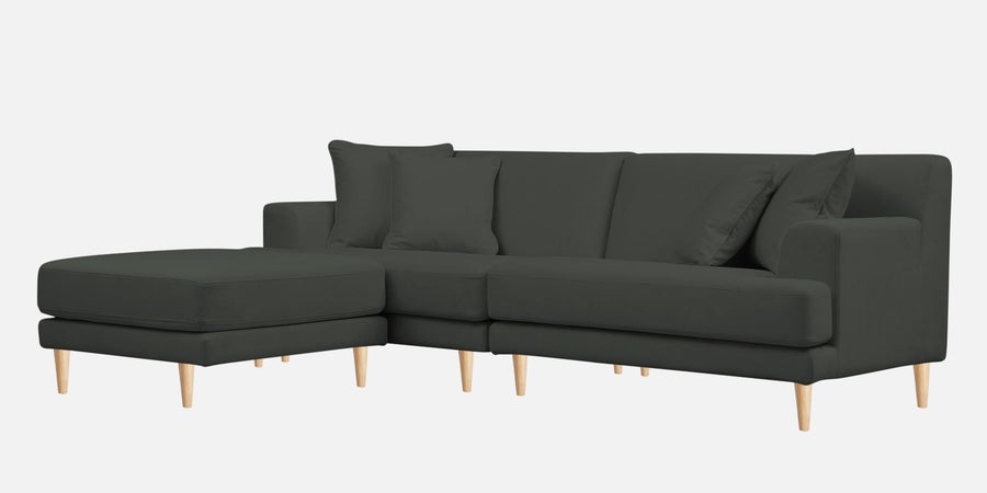 Woody Fabric Rhs Sectional Sofa 3 Lounger In I Land Green Colour - Febonic Living