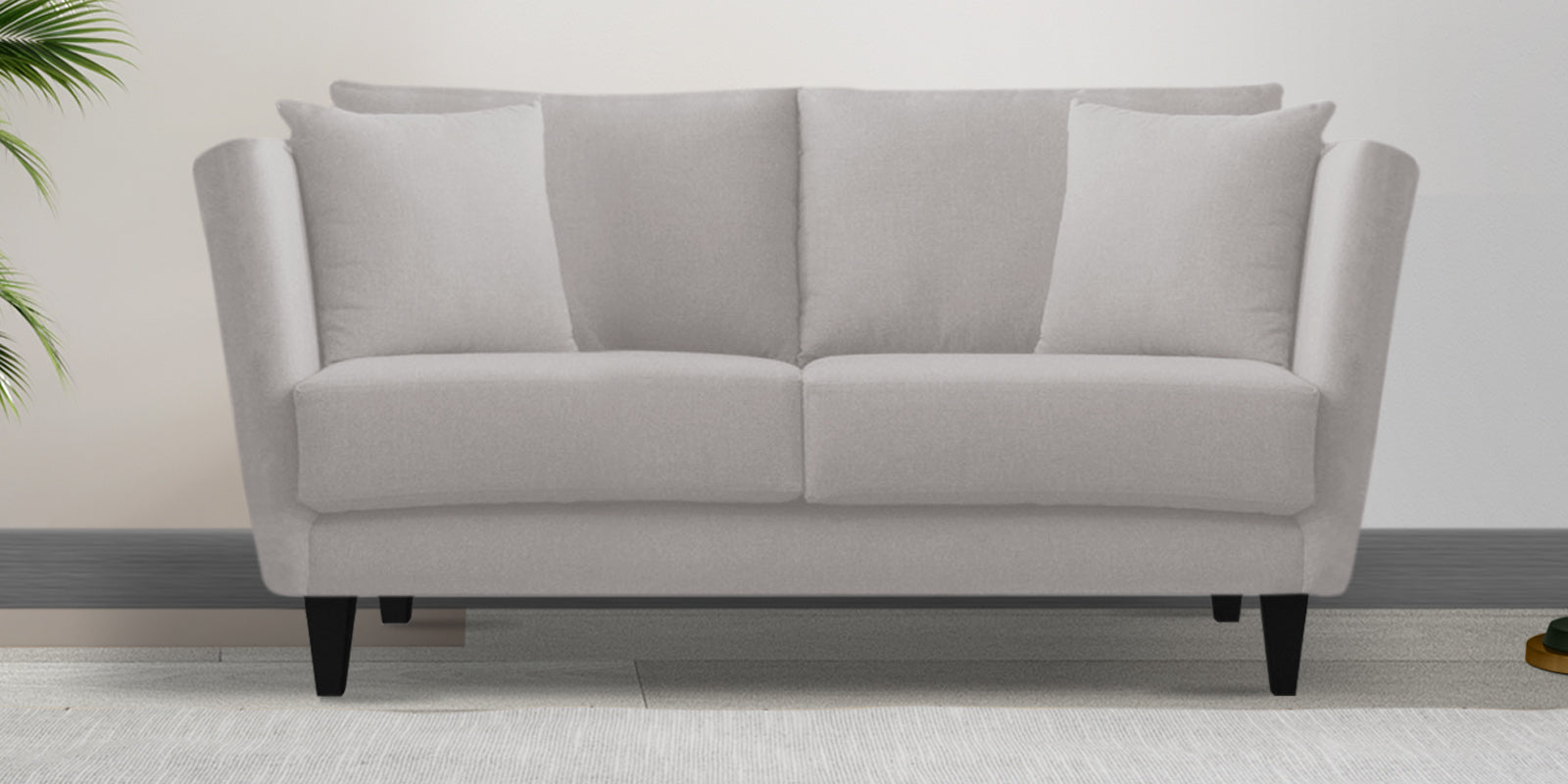 Norway Velvet 2 Seater Sofa In Concrete Grey Colour