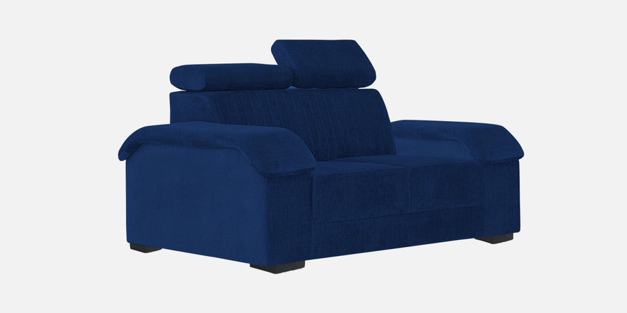 Draco Fabric 2 Seater Sofa In Royal Blue Colour - Febonic Living