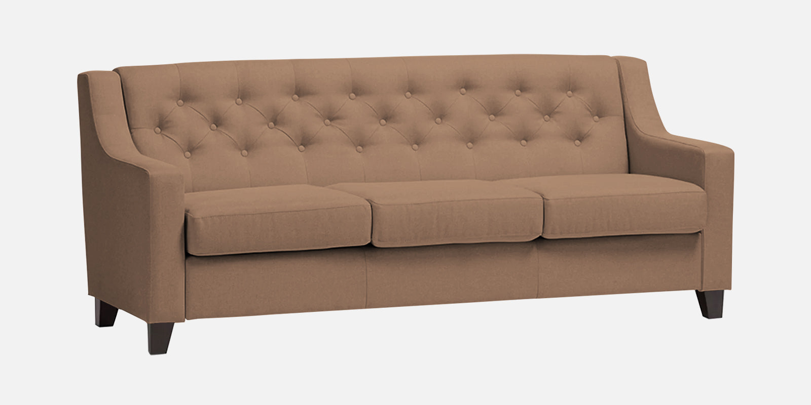 Baidy Fabric 3 Seater Sofa in Cosmic Beige Colour