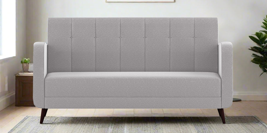 Wiki Velvet 3 Seater Sofa In Concrete Grey Colour - Febonic Living