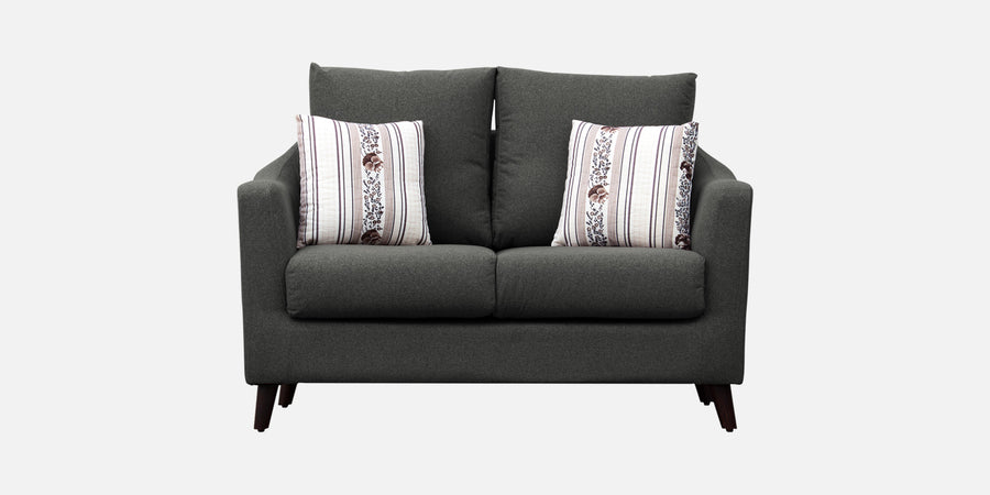 Kevin Fabric 2 Seater Sofa In Charcoal Grey Colour - Febonic Living