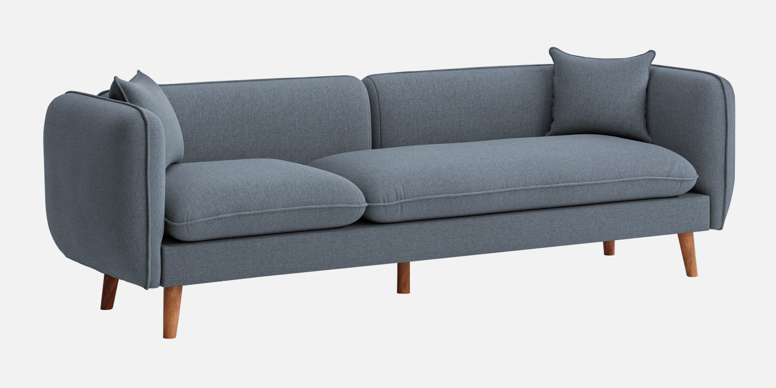 Reva Fabric 3 Seater Sofa In Indigo Blue Colour