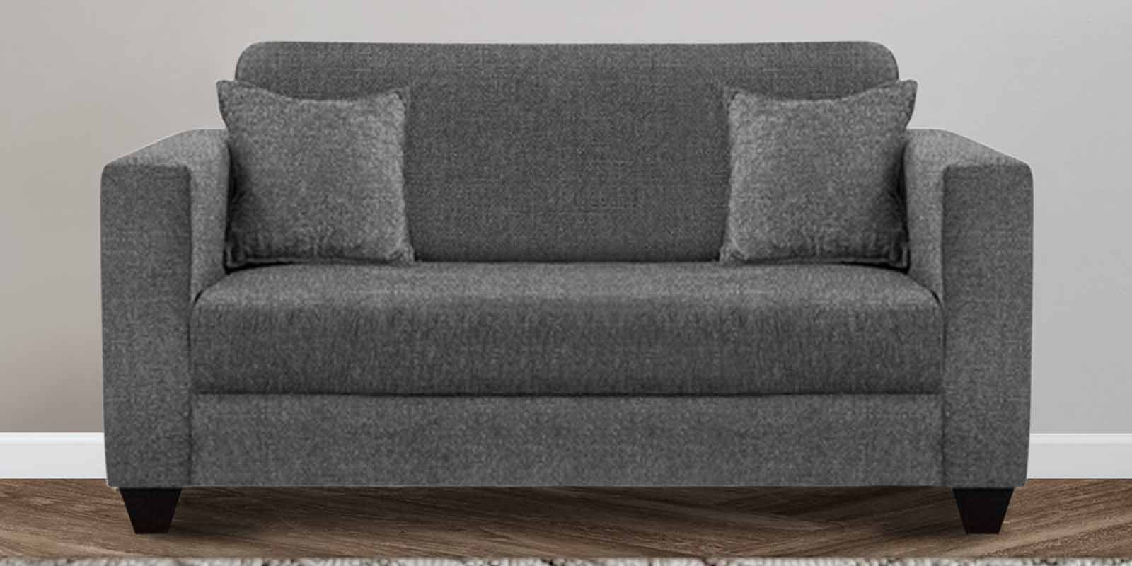 Nebula Fabric 2 Seater Sofa in Charcoal Grey Colour