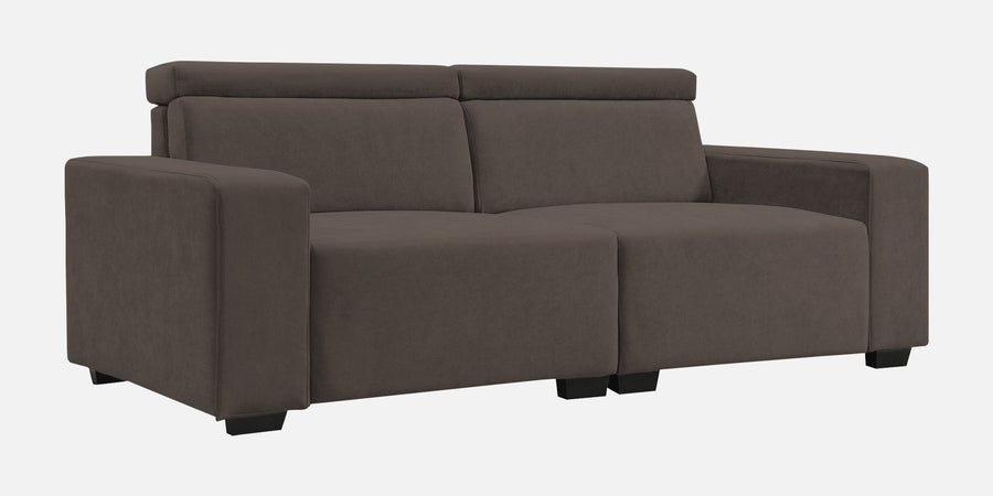 Hiro Fabric 2 Seater Sofa In Lito Brown Colour - Febonic Living