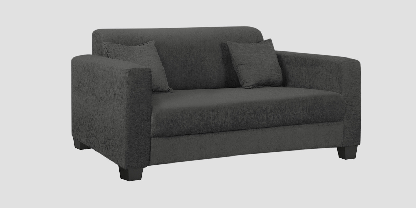 Nebula Fabric 2 Seater Sofa In Charcoal Grey Colour - Febonic Living