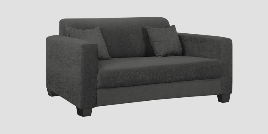 Nebula Fabric 2 Seater Sofa In Charcoal Grey Colour - Febonic Living