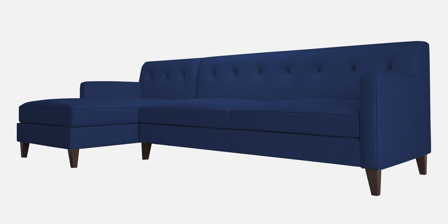 Miller Fabric Rhs Sectional Sofa 3 Lounger In Royal Blue Colour - Febonic Living
