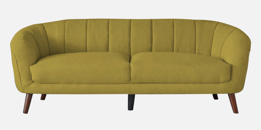 Benjamin Fabric 3 Seater Sofa In Parrot Green Colour - Febonic Living