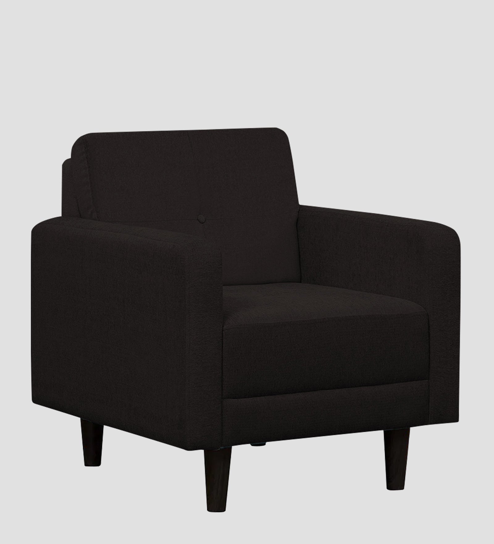 Noha Fabric 1 Seater Sofa In  Cara Brown Colour - Febonic Living