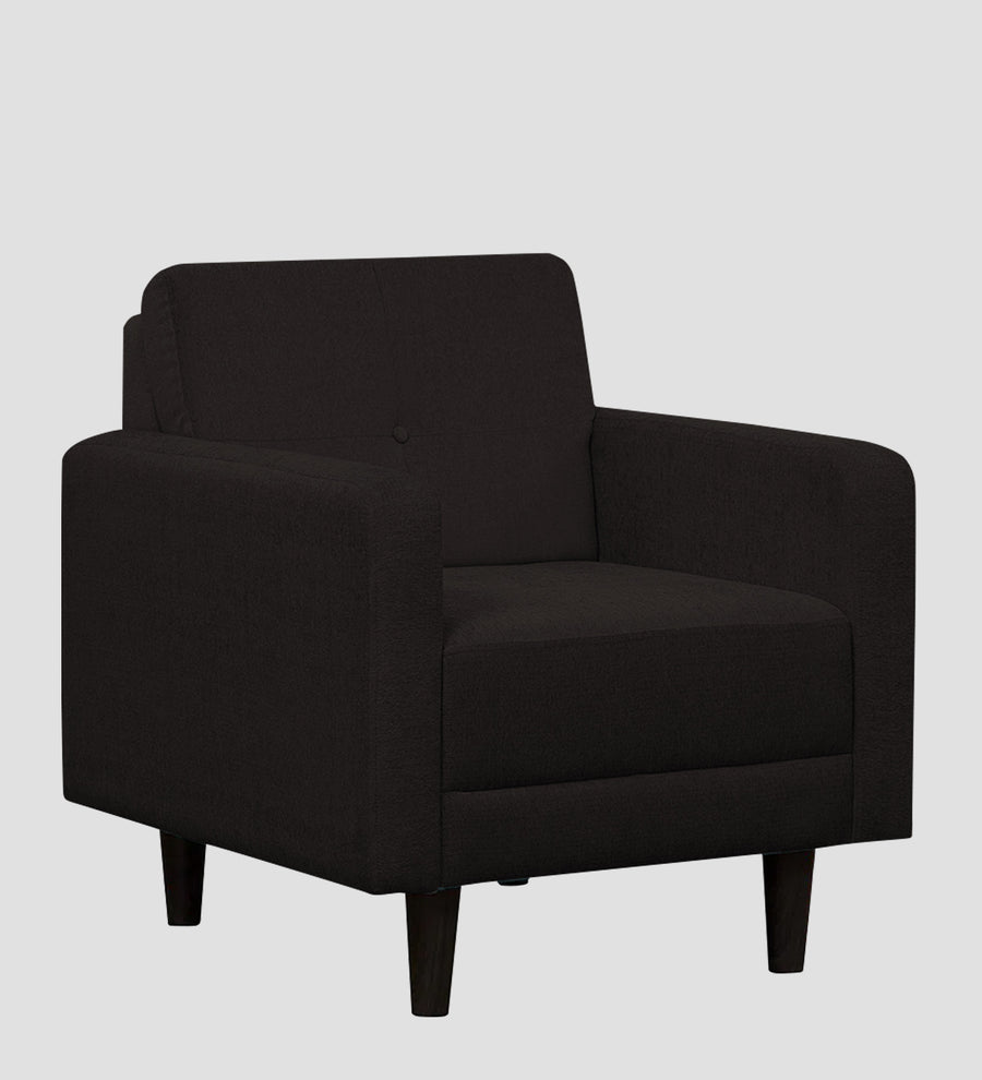 Noha Fabric 1 Seater Sofa In Cara Brown Colour - Febonic Living