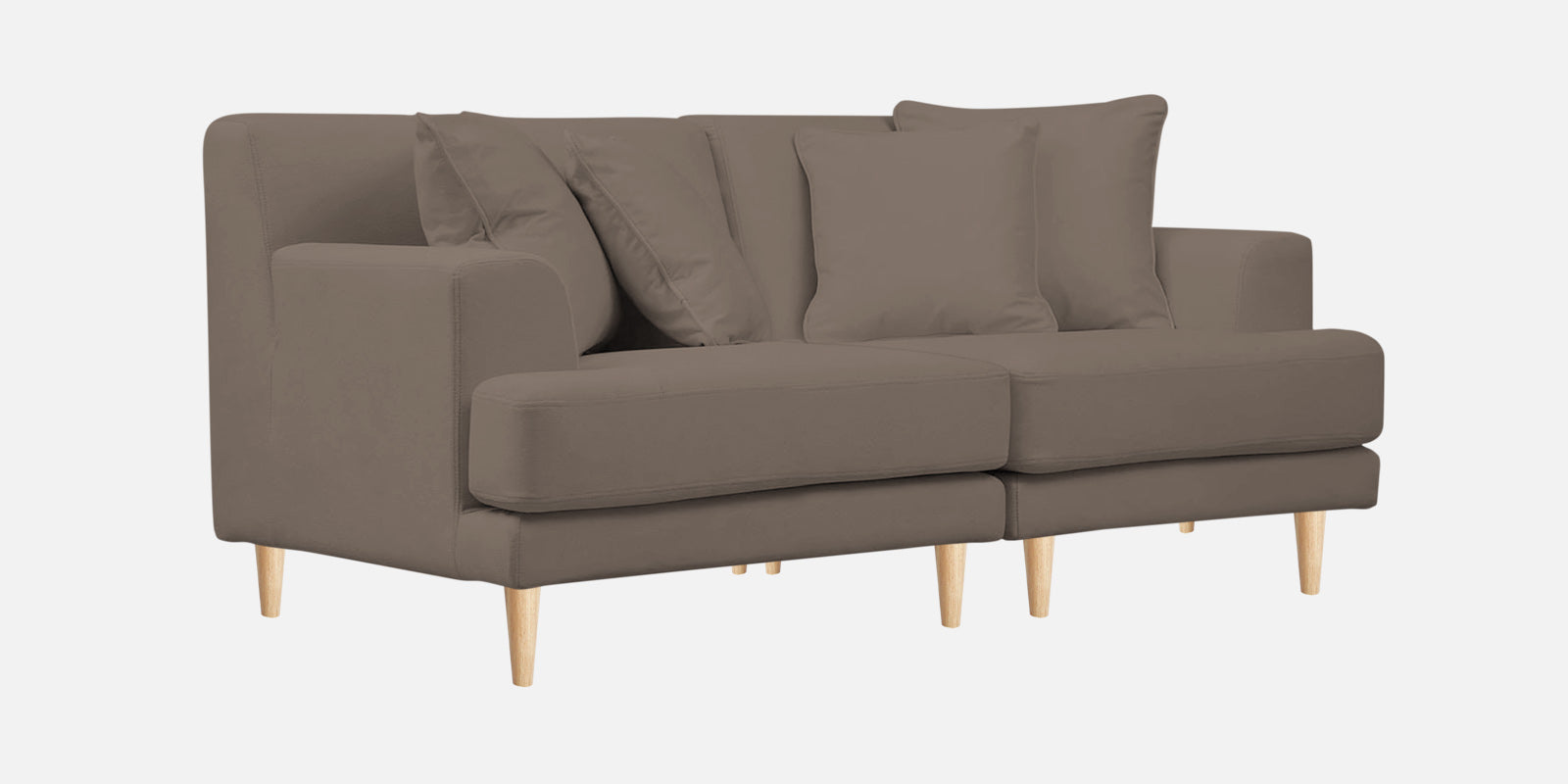 Woody Fabric 3 Seater Sofa in Rock Beige Colour