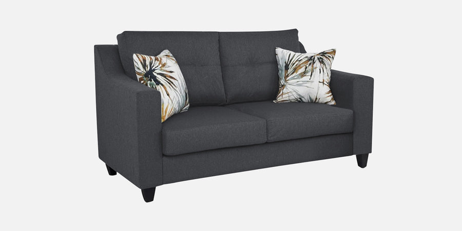 Welly Fabric 2 Seater Sofa In Maba Grey Colour - Febonic Living