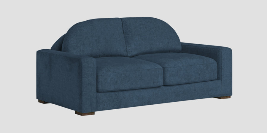 Dara Fabric 2 Seater Sofa In Light Blue Colour - Febonic Living