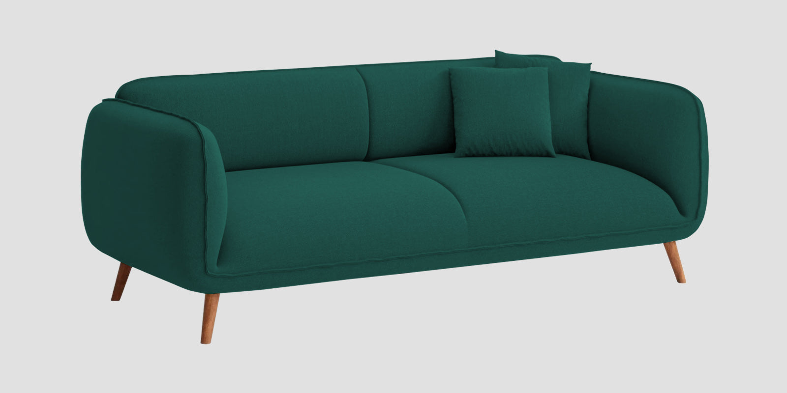 Zia Fabric 3 Seater Sofa In Sage Green Colour - Febonic Living