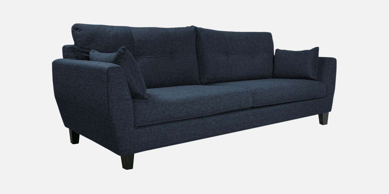 Mario Fabric 3 Seater Sofa in Denim Blue Colour