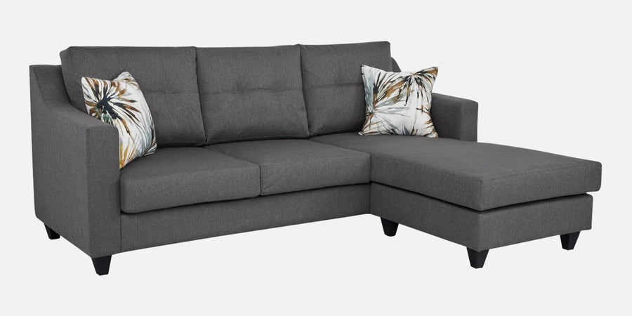 Welly Fabric Lhs Sectional Sofa 2 Lounger In Sudo Grey Colour - Febonic Living