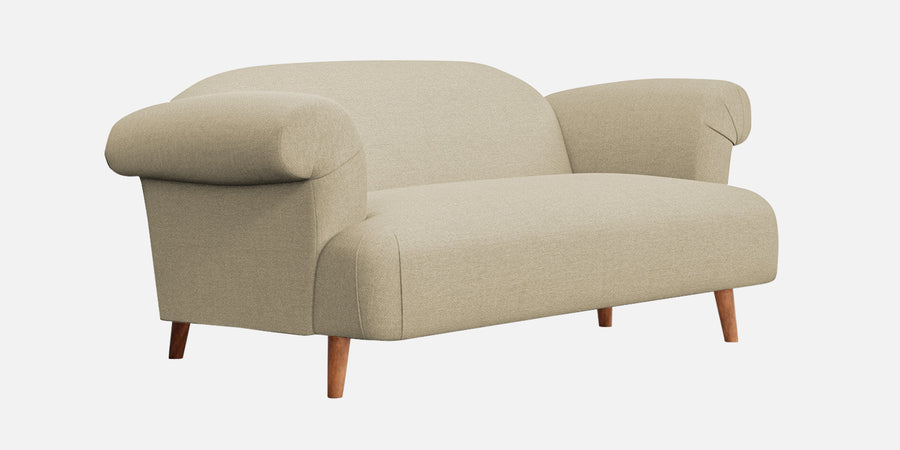 Barber Fabric 2 Seater Sofa In Honey Beige Colour - Febonic Living