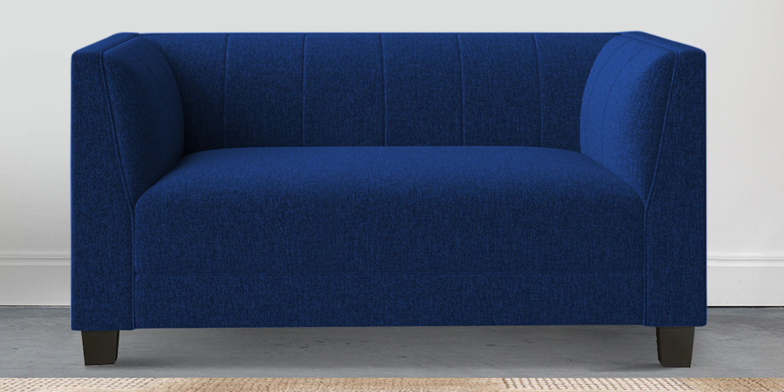 Chastin Fabric 2 Seater Sofa in Royal Blue Colour