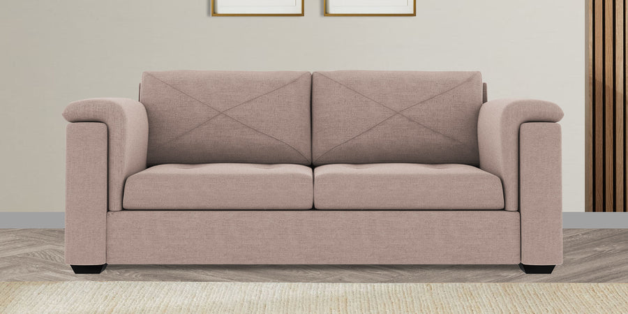 Andres Fabric 3 Seater Sofa In Mush Beige Colour - Febonic Living