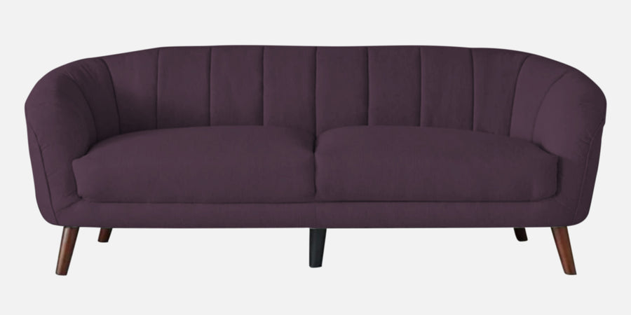 Benjamin Fabric 3 Seater Sofa In Greek Purple Colour - Febonic Living