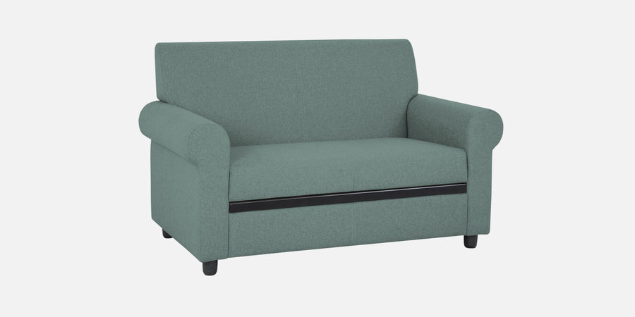 Ribby Fabric 2 Seater Sofa In Suka Blue Colour - Febonic Living